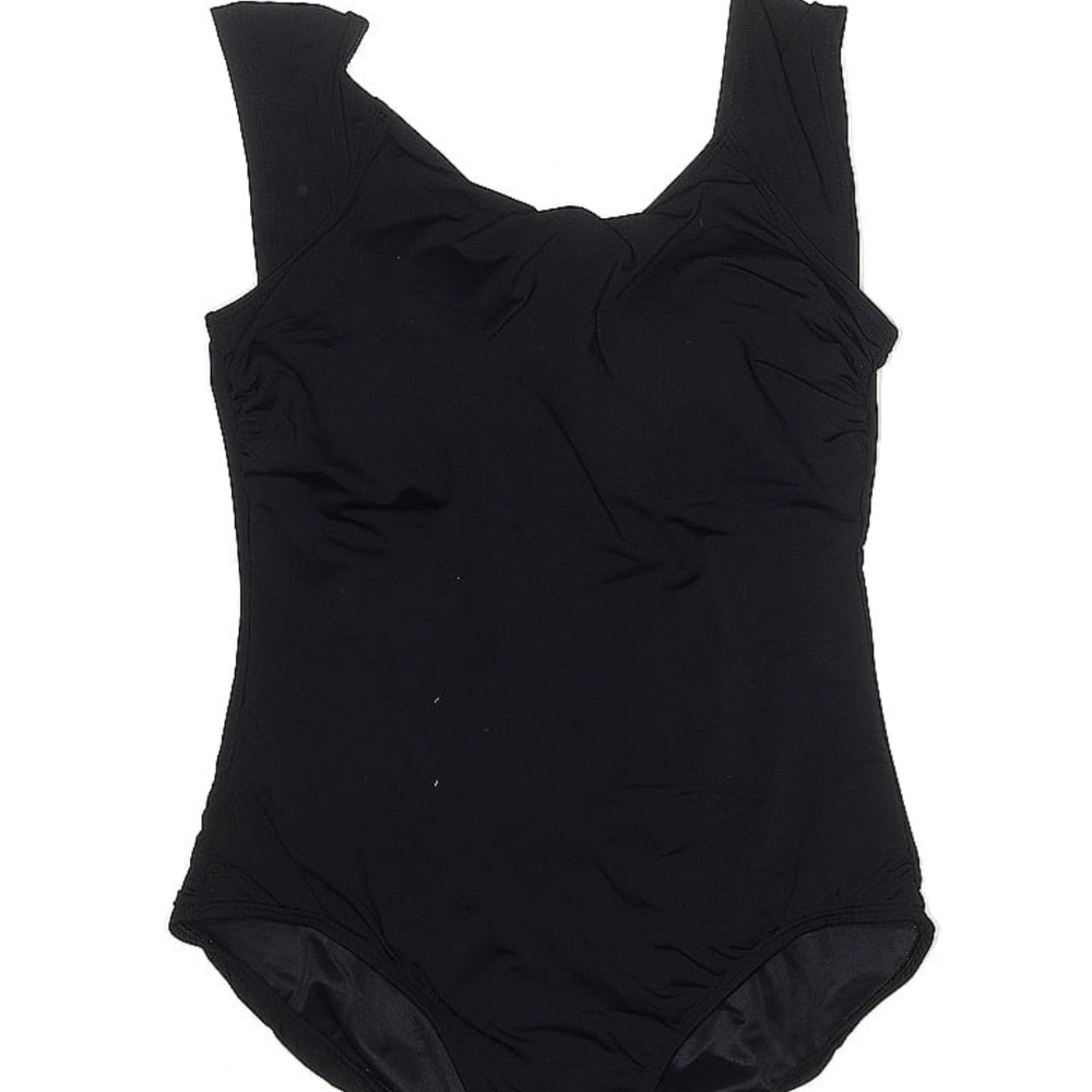 Lands' End Black One Piece Swimwear